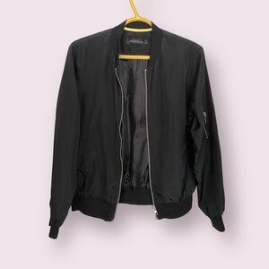 Black Bomber Jacket